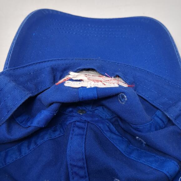 Sea Ranch South Padre Island Strapback Baseball Cap Blue One Size Port & Company - Picture 8 of 10